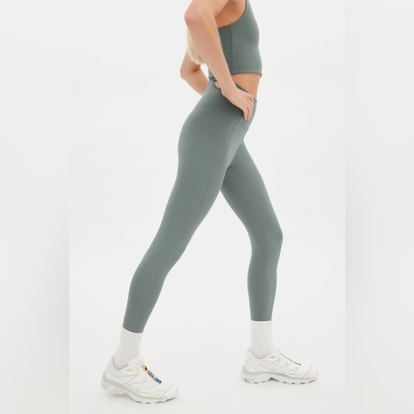 Girlfriend Collective Sage Green High Rise Leggings - Picture 2 of 12